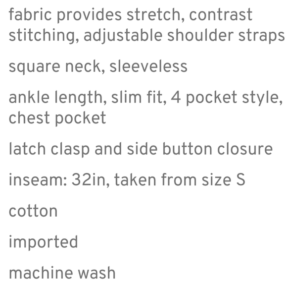 We wore what overalls - Picture 4 of 7